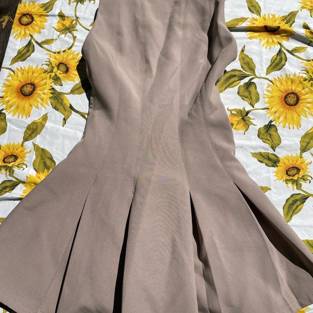 Babyboo Tan Mini Dress - Picture 4 of 6